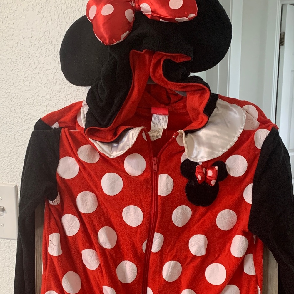 Disney Minnie Mouse onesie Red and White Polka Dot women’s Costume